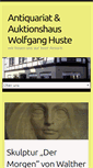 Mobile Screenshot of antiquariat-huste.de